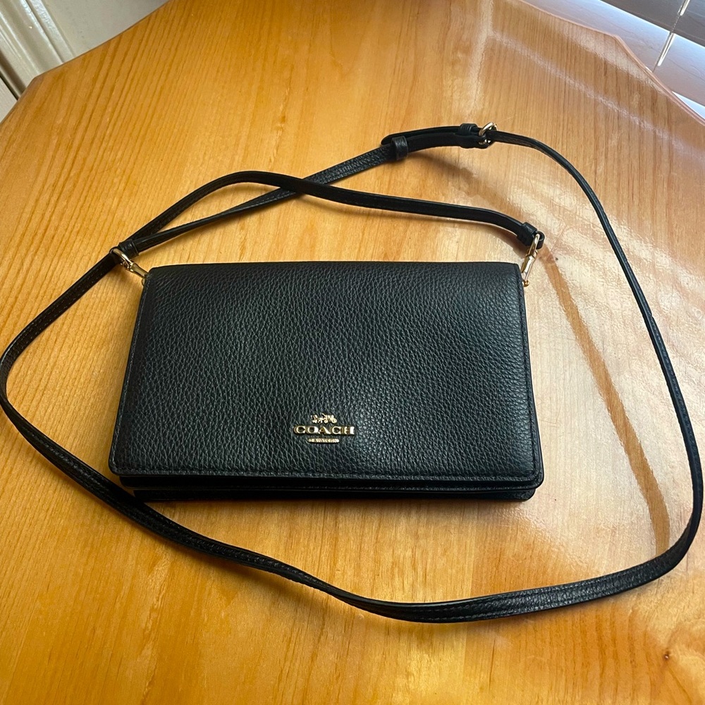 Anna Foldover Crossbody Clutch